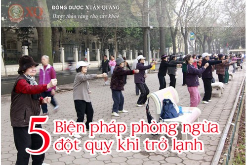 5 biện pháp phòng ngừa đột quỵ khi trở lạnh 