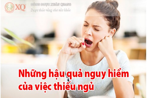 Những hậu quả nguy hiểm của việc thiếu ngủ 