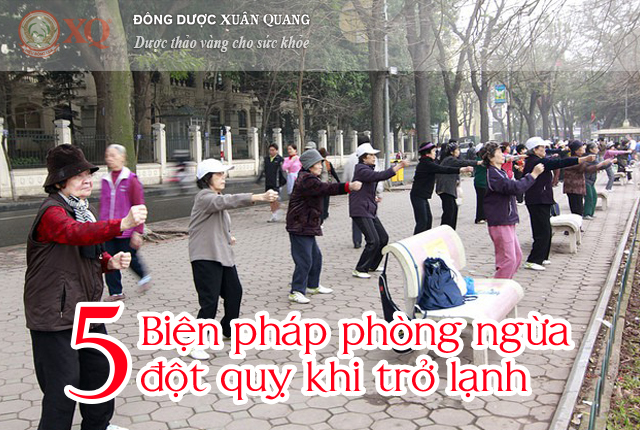 5 biện pháp phòng ngừa đột quỵ khi trở lạnh