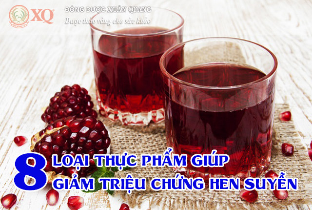 8 loại thực phẩm giúp giảm triệu chứng hen suyễn